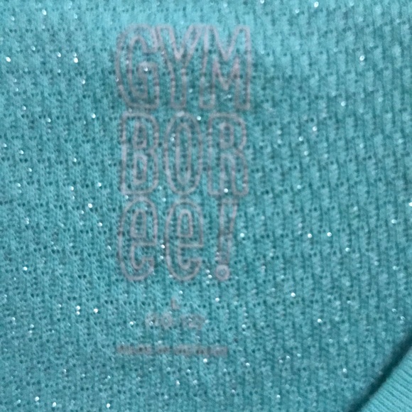 Teal Sparkly Long Sleeve Shirt - Picture 3 of 3